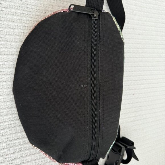 SPIRAL.UK Festival Bag in pink/gold ombre sparkle, One size - Picture 5 of 6